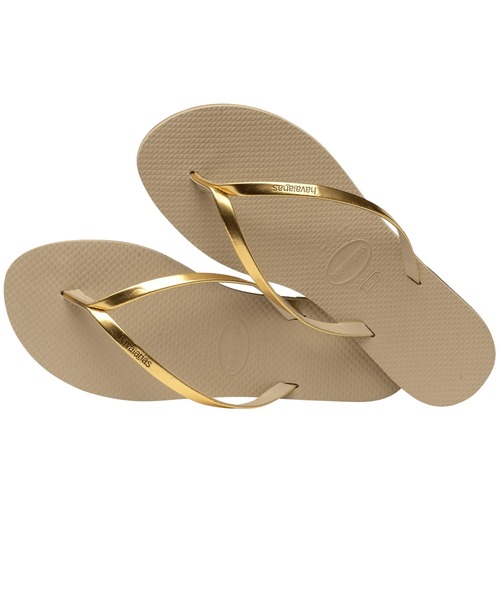 havaianas（ハワイアナス）の「havaianas (ハワイアナス) / You Metallic サンダル ラバービーチサンダル（サンダル・レディース・ブラック/グレー/ゴールド系その他/グレー系その他/ライトブルー/ゴールド/その他/ゴールド系その他2・23/22/25.5/24.5）」の14枚目の写真