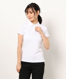 LOUDMOUTH/ラウドマウス ゴルフウェア 吸汗速乾 UVカット 抗菌消臭 無地 ボタンダウン 半袖 ポロシャツ