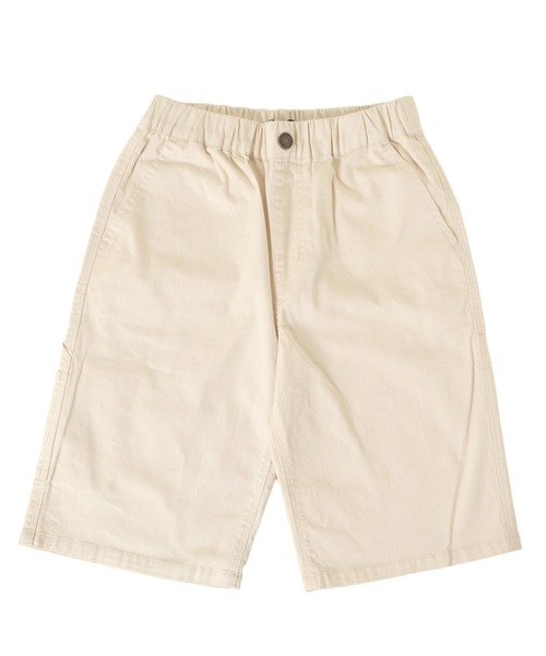 GLAZOS（グラソス）の「ツイルストレッチ・ペインターハーフパンツ（その他パンツ・キッズ・ベージュ/オフホワイト/カーキ・130cm/140cm/150cm/160cm/170cm）」の2枚目の写真