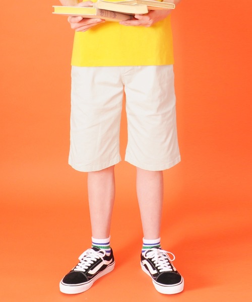 GLAZOS（グラソス）の「ツイルストレッチ・ペインターハーフパンツ（その他パンツ・キッズ・ベージュ/オフホワイト/カーキ・130cm/140cm/150cm/160cm/170cm）」の8枚目の写真