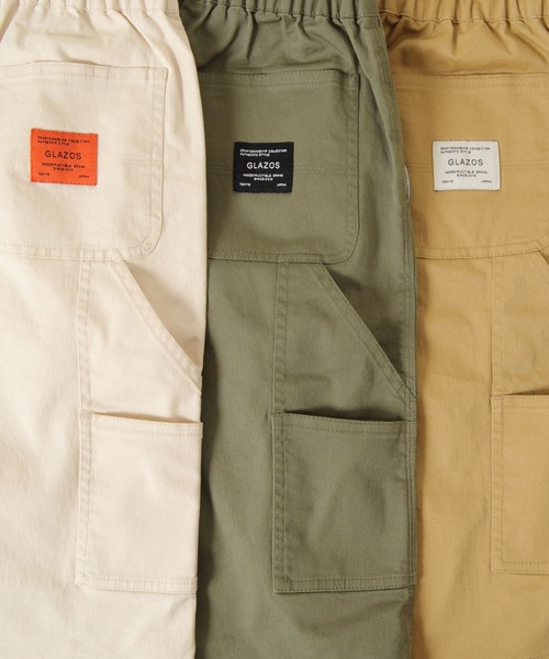 GLAZOS（グラソス）の「ツイルストレッチ・ペインターハーフパンツ（その他パンツ・キッズ・ベージュ/オフホワイト/カーキ・130cm/140cm/150cm/160cm/170cm）」の16枚目の写真