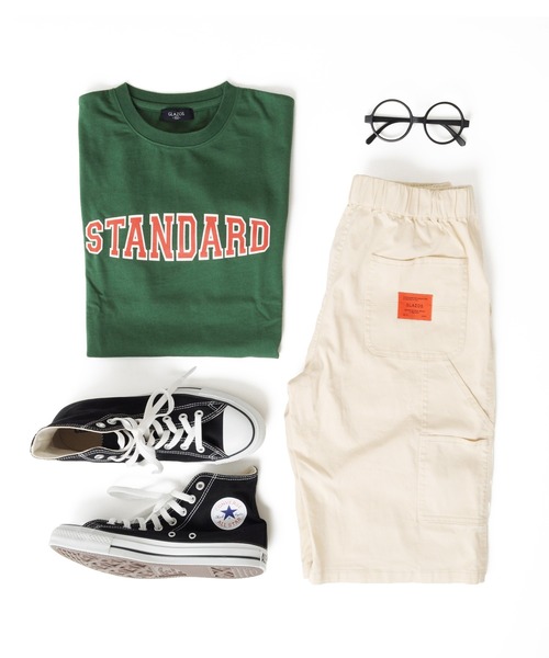 GLAZOS（グラソス）の「ツイルストレッチ・ペインターハーフパンツ（その他パンツ・キッズ・ベージュ/オフホワイト/カーキ・130cm/140cm/150cm/160cm/170cm）」の21枚目の写真