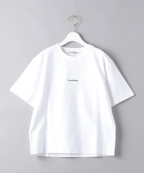 Acne Studios(アクネストゥディオズ)の「<Acne Studios(アクネ ストゥディオズ)>EDIE SATAP Tシャツ ■■■(Tシャツ/カットソー・レディース・ホワイト/オレンジ/ブラック・X-SMALL/XX-SMALL)」の4枚目の写真