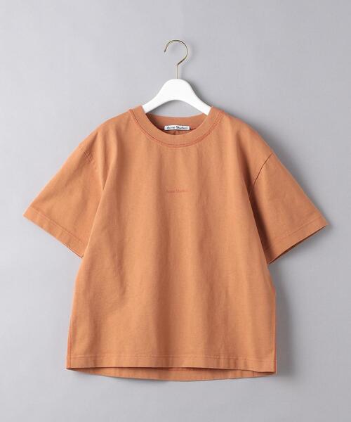 Acne Studios(アクネストゥディオズ)の「<Acne Studios(アクネ ストゥディオズ)>EDIE SATAP Tシャツ ■■■(Tシャツ/カットソー・レディース・ホワイト/オレンジ/ブラック・X-SMALL/XX-SMALL)」の6枚目の写真