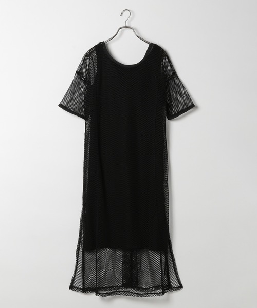 PAGEBOY(ページボーイ)の「ネットレースセットワンピース(ワンピース・レディース・ブラック/オフホワイト・FREE)」の12枚目の写真
