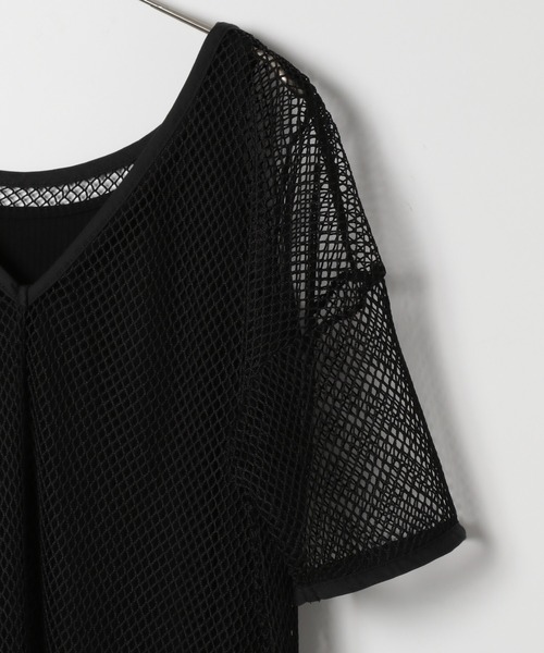 PAGEBOY(ページボーイ)の「ネットレースセットワンピース(ワンピース・レディース・ブラック/オフホワイト・FREE)」の14枚目の写真