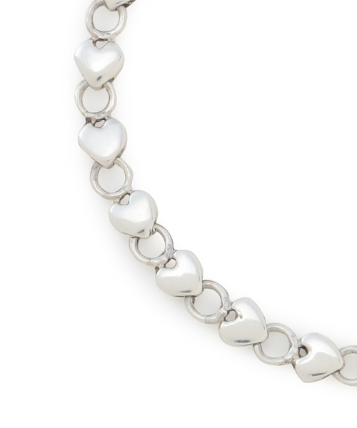 LAVER（ラバー）の「【LAVER for MADEMOISELLE】ハートブレスレット（ブレスレット・レディース・シルバー・FREE）」の5枚目の写真