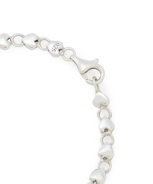 LAVER（ラバー）の「【LAVER for MADEMOISELLE】ハートブレスレット（ブレスレット・レディース・シルバー・FREE）」の6枚目の写真