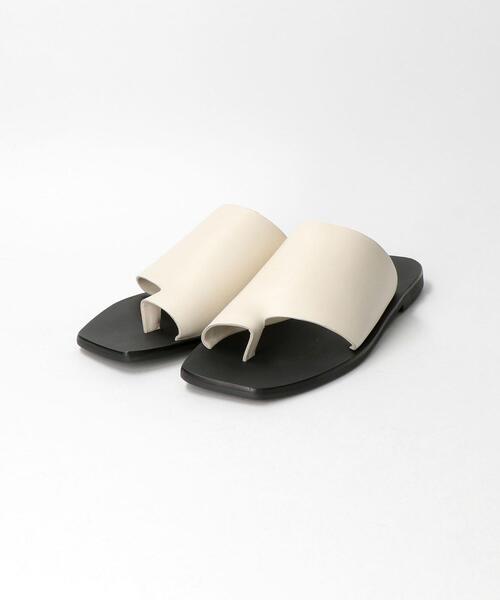 SOL SANA（ソルサナ）の「＜SOL SANA＞JESSIE レザーサンダル ◆（サンダル・レディース・ホワイト/オリーブ・38/36/37）」の2枚目の写真