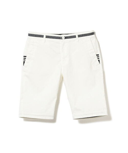 BEAMS HEART（ビームスハート）の「BEAMS HEART / ドットパイピング ショーツ（その他パンツ・メンズ・ホワイト/ダークグリーン/ベージュ/ネイビー・X-LARGE/MEDIUM/LARGE/SMALL）」の14枚目の写真