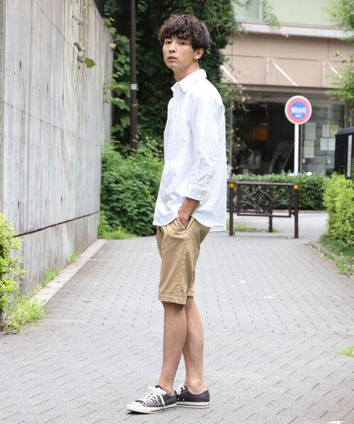 BEAMS HEART（ビームスハート）の「BEAMS HEART / ドットパイピング ショーツ（その他パンツ・メンズ・ホワイト/ダークグリーン/ベージュ/ネイビー・X-LARGE/MEDIUM/LARGE/SMALL）」の21枚目の写真