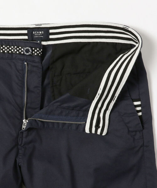 BEAMS HEART（ビームスハート）の「BEAMS HEART / ドットパイピング ショーツ（その他パンツ・メンズ・ホワイト/ダークグリーン/ベージュ/ネイビー・X-LARGE/MEDIUM/LARGE/SMALL）」の8枚目の写真