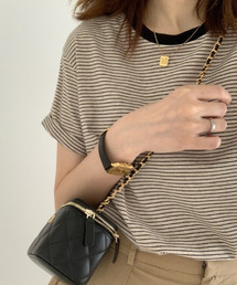 emi+ | 配色ルーズボーダーカットソー(Tシャツ/カットソー)