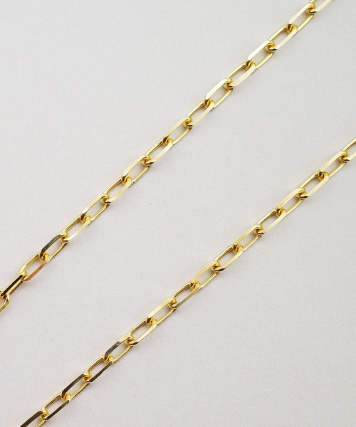 ISOLATION（アイソレーション）の「【ISOLATION / アイソレーション】silver925 Oval Cut Chain Necklace/ オーバルチェーンネックレス（ネックレス・レディース・ゴールド・45cm）」の4枚目の写真