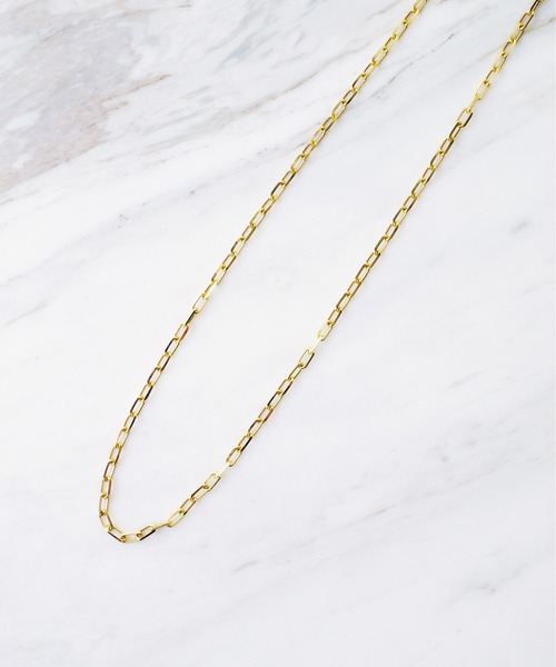 ISOLATION（アイソレーション）の「【ISOLATION / アイソレーション】silver925 Oval Cut Chain Necklace/ オーバルチェーンネックレス（ネックレス・レディース・ゴールド・45cm）」の9枚目の写真