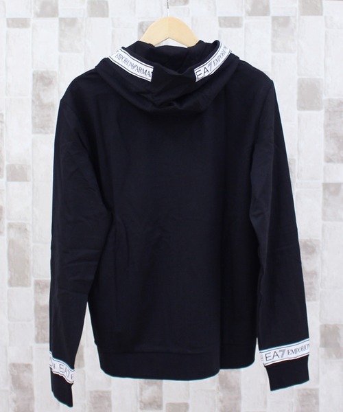 EMPORIO ARMANI EA7（エンポリオアルマーニイーエーセブン）の「ロゴラバープリント スウェット 上下 セットアップ 「3KPM25PJ05Z/3KPP51PJ05Z」（パーカー・メンズ・ブラック・S/M/XL/L）」の2枚目の写真