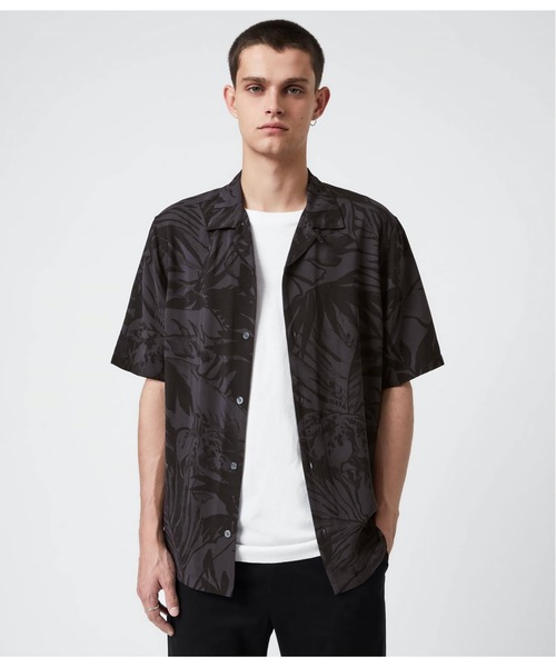 ALLSAINTS(オールセインツ)の「LANAI SS SHIRT | LANAI SS シャツ(シャツ/ブラウス・メンズ・ブラック系・XS/M/L/S)」の1枚目の写真