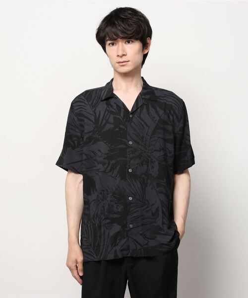ALLSAINTS(オールセインツ)の「LANAI SS SHIRT | LANAI SS シャツ(シャツ/ブラウス・メンズ・ブラック系・XS/M/L/S)」の10枚目の写真