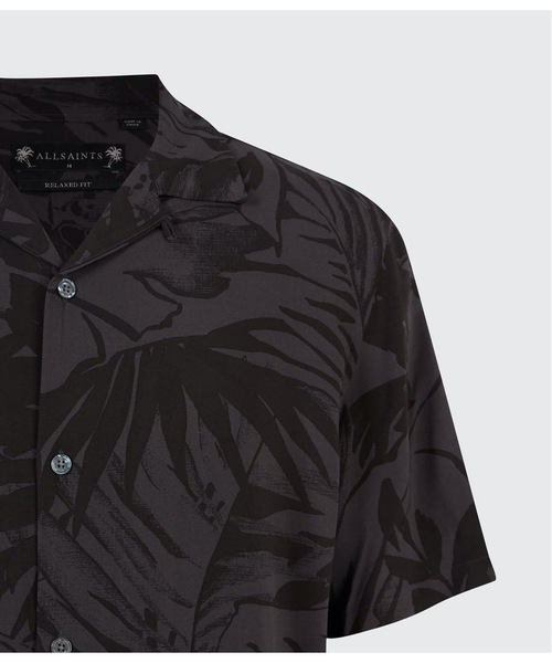 ALLSAINTS(オールセインツ)の「LANAI SS SHIRT | LANAI SS シャツ(シャツ/ブラウス・メンズ・ブラック系・XS/M/L/S)」の7枚目の写真