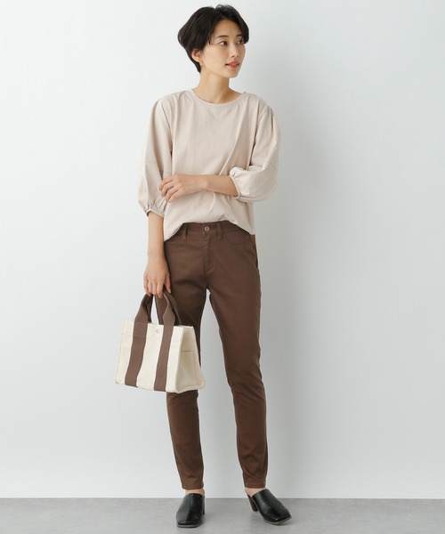 LEPSIM（レプシィム）の「【SS-LLサイズ】ＳＬＩＭ　ＦＩＴパンツ　945416（その他パンツ・レディース・チャコールグレー/ブラック/ブラウン/レッド/ブルー/グレイッシュベージュ・SMALL/MEDIUM/LARGE/X-SMALL/LL）」の18枚目の写真