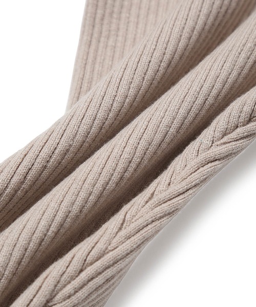 ROPE' PICNIC(ロペピクニック)の「リブストレッチニットレギンス(レギンス/スパッツ・レディース・ブラック/チャコールグレー/ベージュ・FREE)」の9枚目の写真