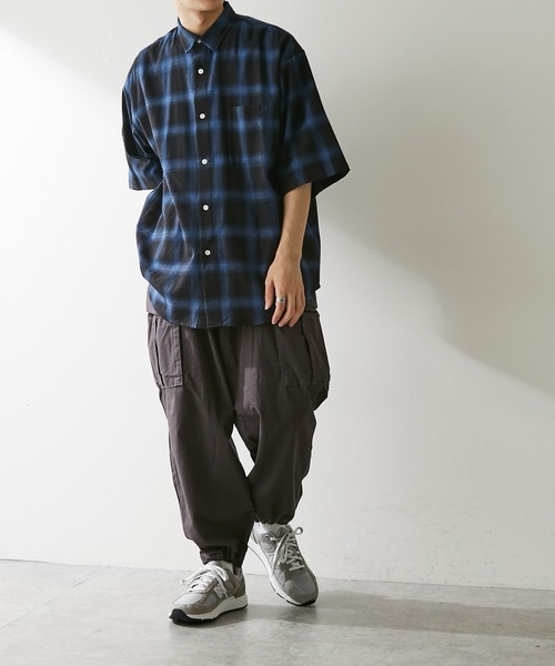 DISCOAT(ディスコート)の「リップストップカーゴパンツ(カーゴパンツ・メンズ・チャコールグレー/カーキ・MEDIUM/LARGE)」の9枚目の写真