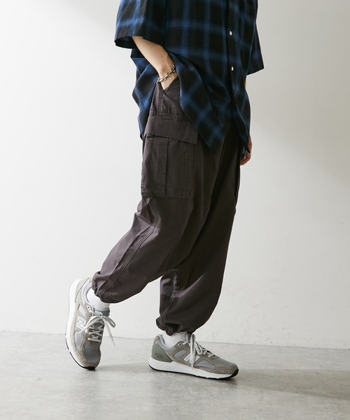 DISCOAT(ディスコート)の「リップストップカーゴパンツ(カーゴパンツ・メンズ・チャコールグレー/カーキ・MEDIUM/LARGE)」の16枚目の写真