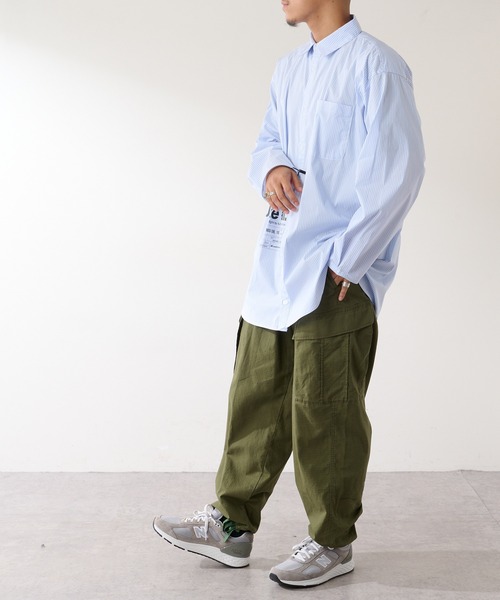 DISCOAT(ディスコート)の「リップストップカーゴパンツ(カーゴパンツ・メンズ・チャコールグレー/カーキ・MEDIUM/LARGE)」の11枚目の写真