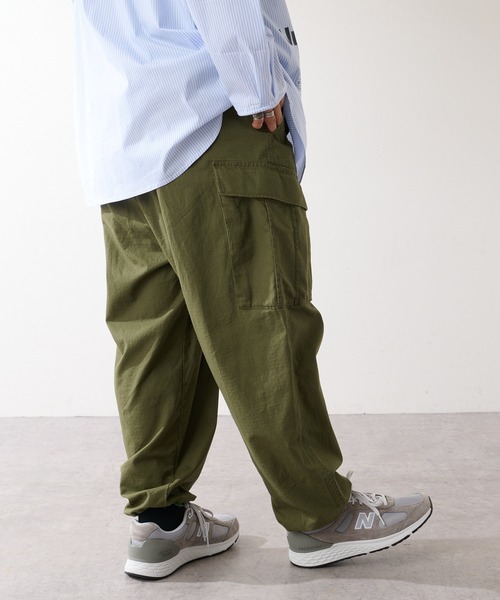 DISCOAT(ディスコート)の「リップストップカーゴパンツ(カーゴパンツ・メンズ・チャコールグレー/カーキ・MEDIUM/LARGE)」の13枚目の写真