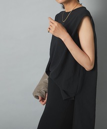RIVE DROITE | シンプルなのにスタイリッシュに決まる　タックスリーブブラウス(シャツ/ブラウス)