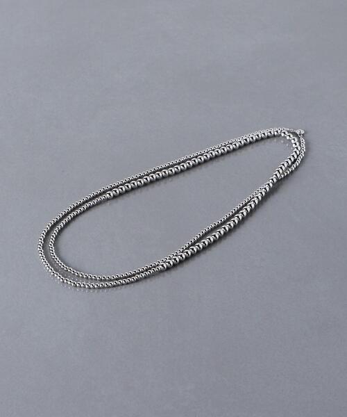 UNITED ARROWS（ユナイテッドアローズ）の「＜UNITED ARROWS＞MIX MT/BALL 110 ネックレス（ネックレス・レディース・シルバー・FREE）」の2枚目の写真