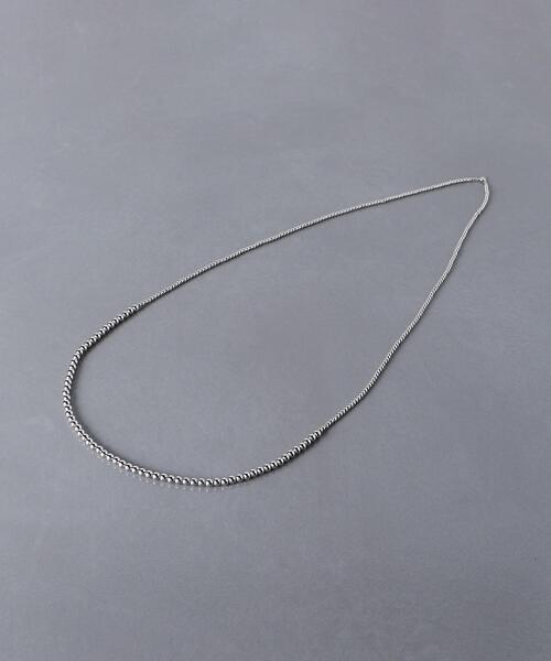 UNITED ARROWS（ユナイテッドアローズ）の「＜UNITED ARROWS＞MIX MT/BALL 110 ネックレス（ネックレス・レディース・シルバー・FREE）」の9枚目の写真