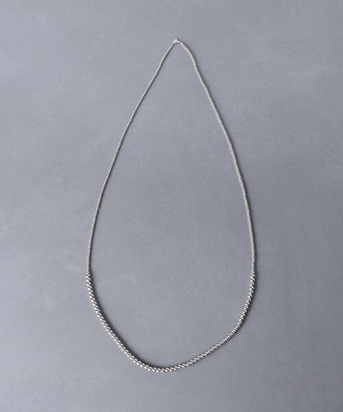 UNITED ARROWS（ユナイテッドアローズ）の「＜UNITED ARROWS＞MIX MT/BALL 110 ネックレス（ネックレス・レディース・シルバー・FREE）」の7枚目の写真
