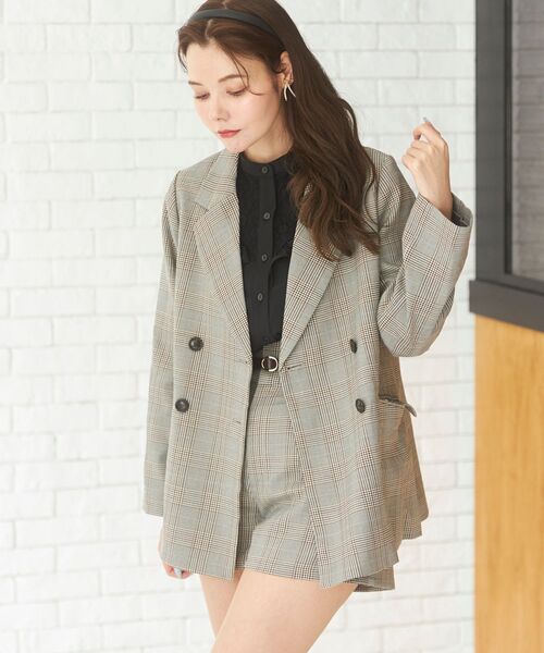 MAJESTIC LEGON(マジェスティックレゴン)の「クラシックテーラードジャケット(テーラードジャケット・レディース・アイボリー/ブラウン系その他2/モカ・SMALL/MEDIUM)」の14枚目の写真