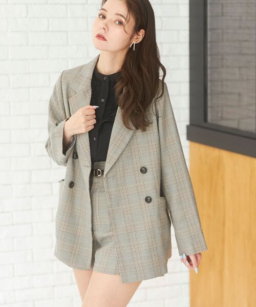 MAJESTIC LEGON(マジェスティックレゴン)の「クラシックテーラードジャケット(テーラードジャケット・レディース・アイボリー/ブラウン系その他2/モカ・SMALL/MEDIUM)」の15枚目の写真