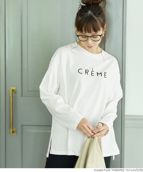 coca（coca）（コカ）の「クルーネックアソートプリントロンTee（Tシャツ/カットソー・レディース・ブラック/ホワイト/カーキ/ホワイト系その他・L/M）」の17枚目の写真