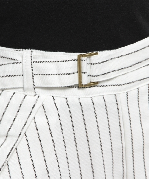 WEGO（ウィゴー）の「WEGO/ベルトストレートタックパンツ（その他パンツ・レディース・ホワイト系その他/ダークインディゴブルー・FREE）」の13枚目の写真