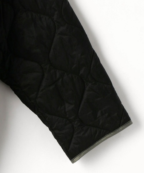 179/WG（イチナナキュウダブルジー）の「異素材切り替えキルティングコート（その他アウター・レディース・ブラック/オフホワイト/カーキ・MEDIUM）」の10枚目の写真