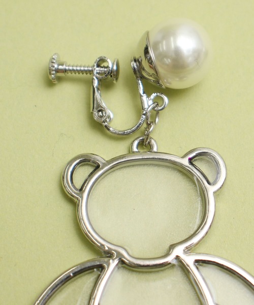 didizizi（ディディジジ）の「BEARパール　ピアス/イヤリング（ピアス（両耳用）・レディース・シルバー/ゴールド/シルバー系その他/ゴールド系その他・FREE/MEDIUM）」の20枚目の写真