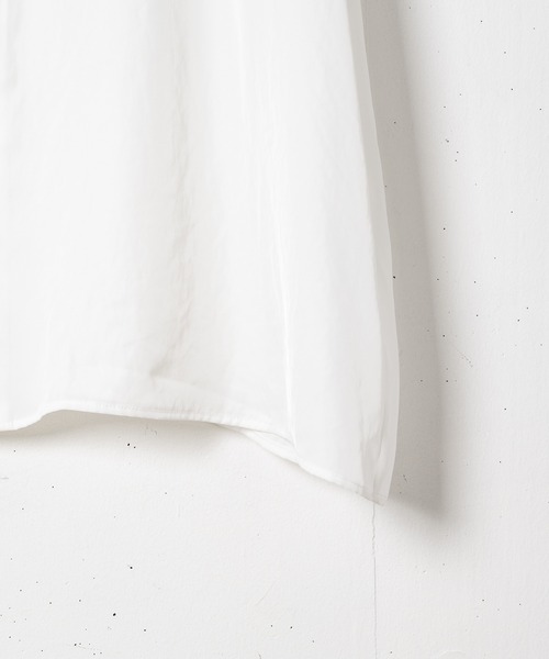 Utusiyo(ウツシヨ)の「oversized shirt 煙霞(シャツ/ブラウス・メンズ・ホワイト/ブラック・FREE)」の10枚目の写真