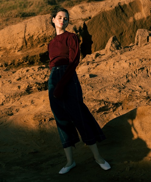 LEVI'S RED ダークブルー デニムスカート Levi's（リーバイス）の「Levi's(R) RED TWISTED スリムスカート
