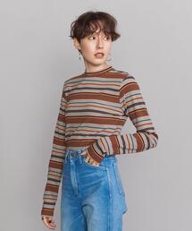 BEAUTY&YOUTH UNITED ARROWS | BY マルチボーダーロングスリーブカットソー(Tシャツ/カットソー)