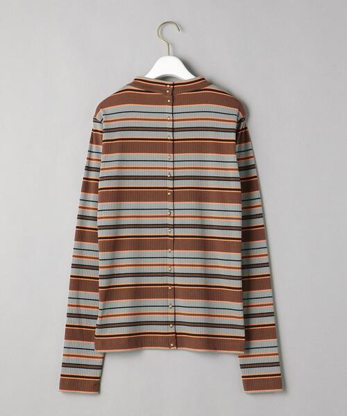 BEAUTY&YOUTH UNITED ARROWS(ビューティーアンドユースユナイテッドアローズ)の「BY マルチボーダーロングスリーブカットソー(Tシャツ/カットソー・レディース・ブラック/パープル/ブラウン・FREE)」の13枚目の写真