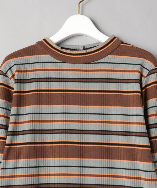 BEAUTY&YOUTH UNITED ARROWS(ビューティーアンドユースユナイテッドアローズ)の「BY マルチボーダーロングスリーブカットソー(Tシャツ/カットソー・レディース・ブラック/パープル/ブラウン・FREE)」の14枚目の写真