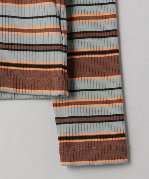 BEAUTY&YOUTH UNITED ARROWS(ビューティーアンドユースユナイテッドアローズ)の「BY マルチボーダーロングスリーブカットソー(Tシャツ/カットソー・レディース・ブラック/パープル/ブラウン・FREE)」の15枚目の写真