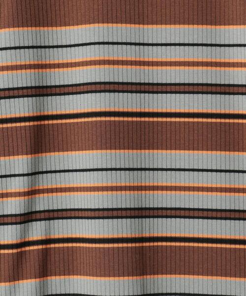 BEAUTY&YOUTH UNITED ARROWS(ビューティーアンドユースユナイテッドアローズ)の「BY マルチボーダーロングスリーブカットソー(Tシャツ/カットソー・レディース・ブラック/パープル/ブラウン・FREE)」の17枚目の写真