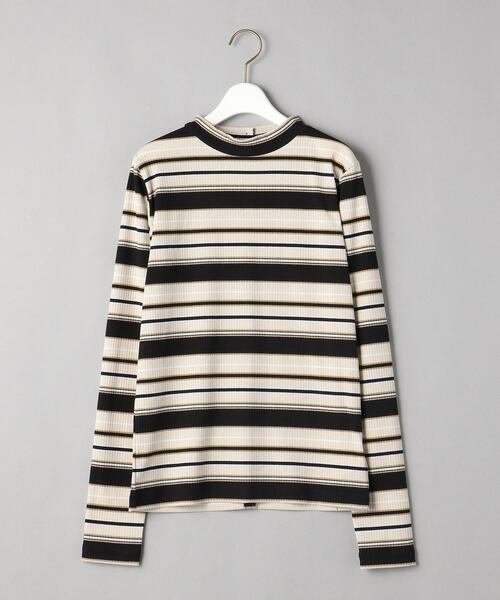 BEAUTY&YOUTH UNITED ARROWS(ビューティーアンドユースユナイテッドアローズ)の「BY マルチボーダーロングスリーブカットソー(Tシャツ/カットソー・レディース・ブラック/パープル/ブラウン・FREE)」の18枚目の写真