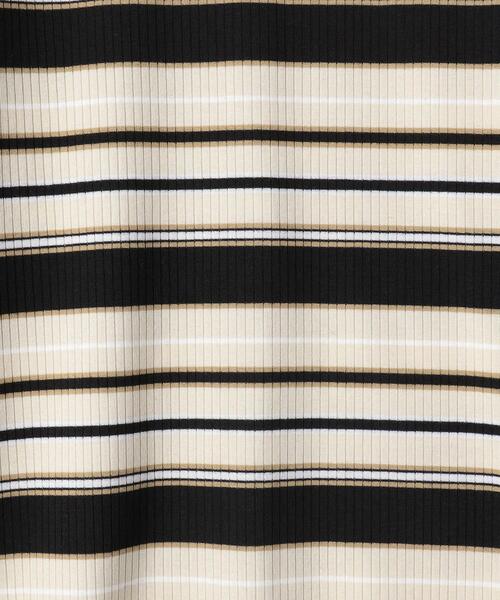 BEAUTY&YOUTH UNITED ARROWS(ビューティーアンドユースユナイテッドアローズ)の「BY マルチボーダーロングスリーブカットソー(Tシャツ/カットソー・レディース・ブラック/パープル/ブラウン・FREE)」の19枚目の写真