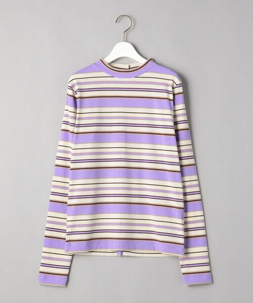 BEAUTY&YOUTH UNITED ARROWS(ビューティーアンドユースユナイテッドアローズ)の「BY マルチボーダーロングスリーブカットソー(Tシャツ/カットソー・レディース・ブラック/パープル/ブラウン・FREE)」の20枚目の写真