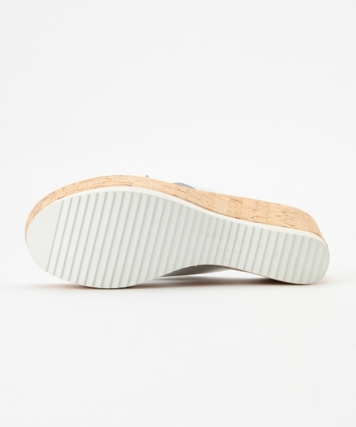 FABIO RUSCONI(ファビオルスコーニ)の「▼FABIO RUSCONI / クロス コルク ウェッジサンダル(サンダル・レディース・ホワイト/オリーブ・35/38/37/36)」の14枚目の写真